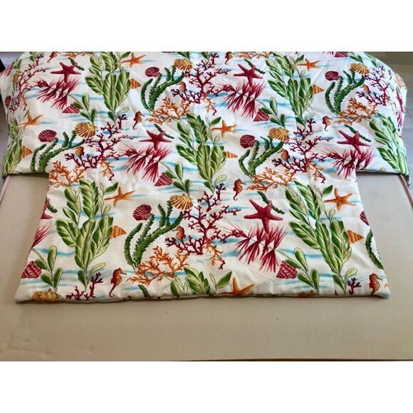 Beach House Twin Comforter & Sham Under the Sea Theme - Picture 4 of 5